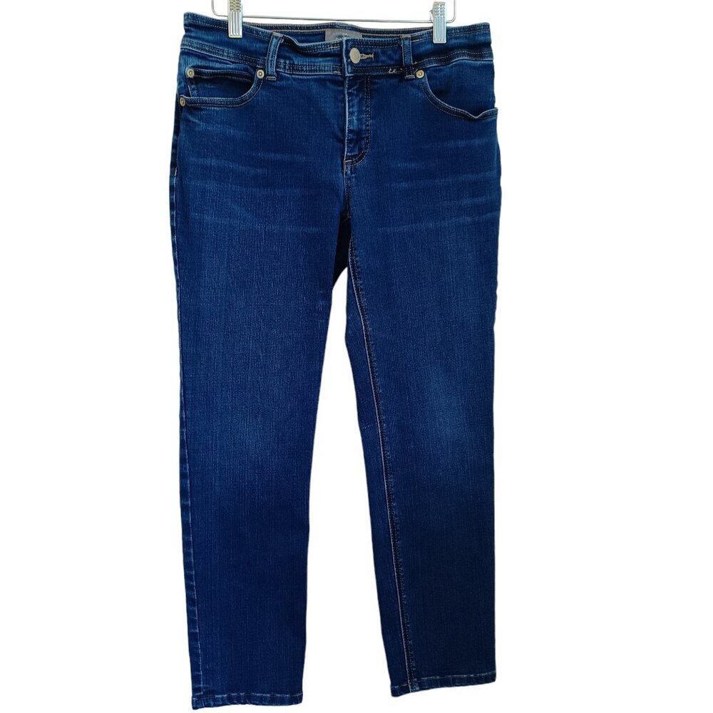 Chicos‎ So Slimming Jeans Ankle Length Straight Womens Small size 4 Chicos 0